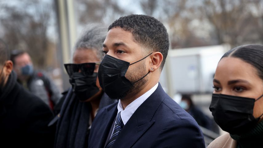 Jussie Smollett bei einem Prozesstag, November 2021
