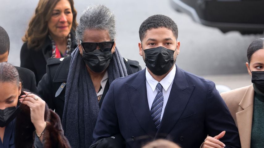 Jussie Smollett bei einem Prozesstag