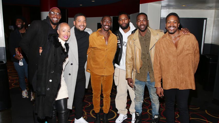 Jussie Smollett, Timothy Richardson und Thomas Mackie bei einem Event in NYC im November 2021