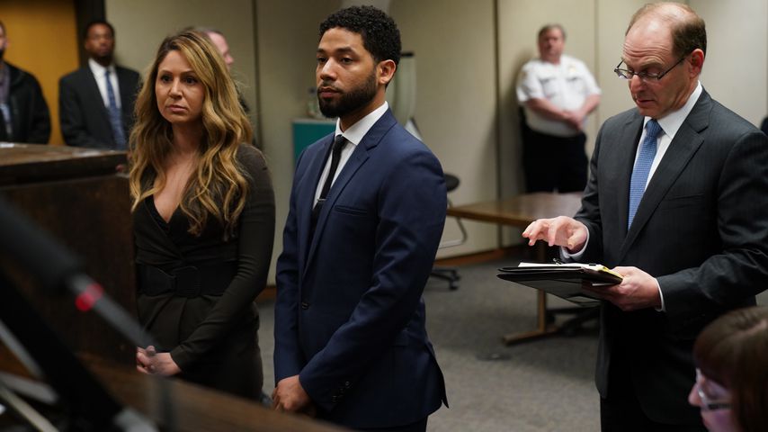 Jussie Smollett bei einer Anhörung in Chicago im März 2019