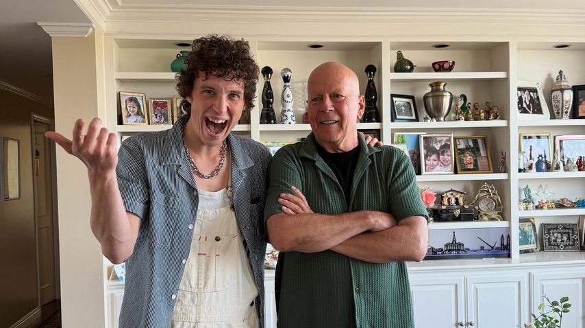 Justin Acee und Bruce Willis