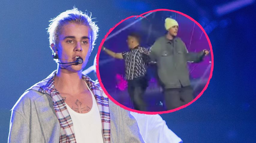 Selfie-Wahn: Irrer Fan stürmte Justin Biebers Performance