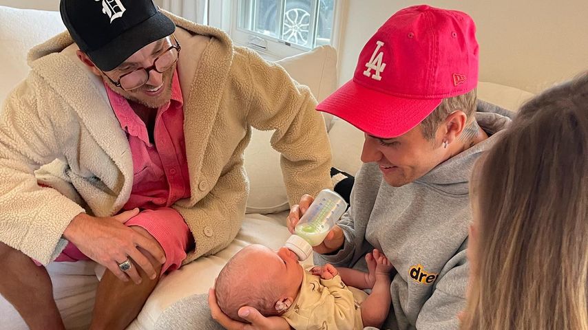Justin Bieber mit Baby von Jason Kennedy und Lauren Scruggs