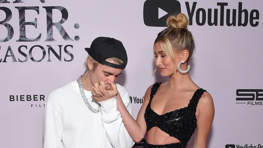 Justin und Hailey Bieber bei der "Justin Bieber: Seasons"-Premiere in LA im Januar 2020
