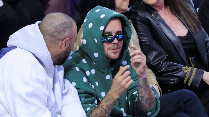 Justin Bieber sorgt für Lacher am Spielfeldrand der Lakers