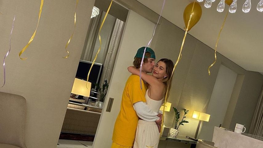 Justin Bieber mit seiner Frau Hailey