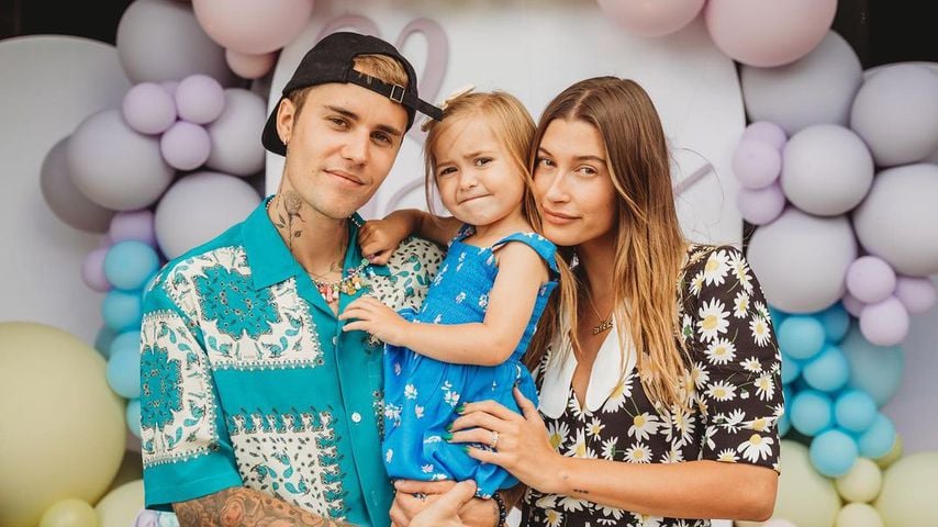 Justin Bieber mit Ehefrau Hailey und seiner Schwester Bay