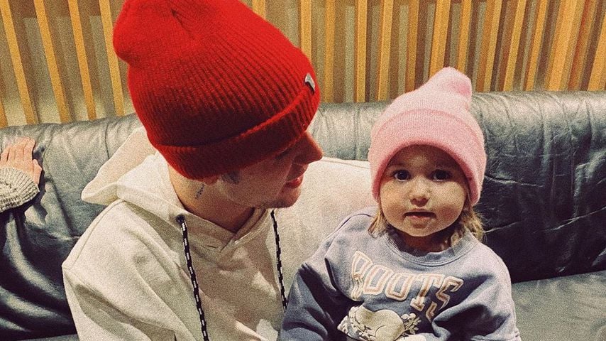 Zuckersüß: Hier knuddelt Justin Bieber seine Schwester Bay