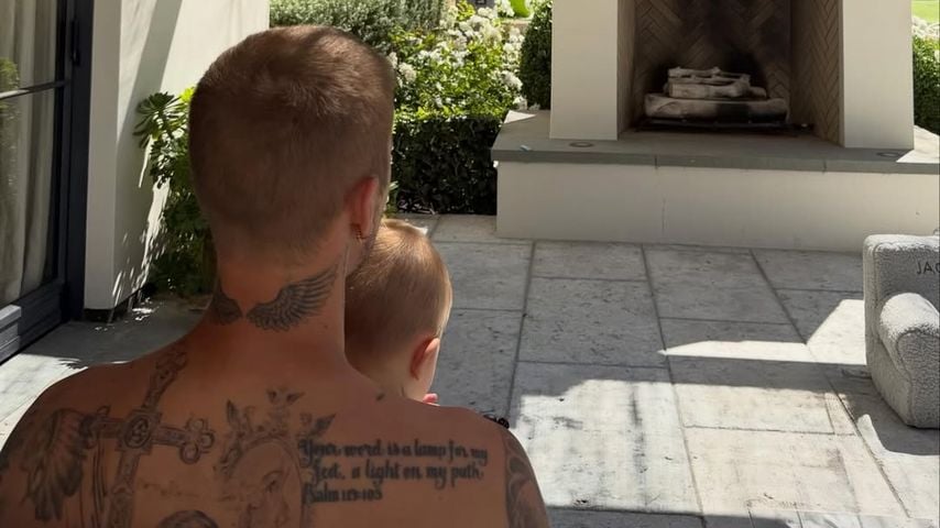 Justin Bieber mit seinem Sohn Jack, April 2026