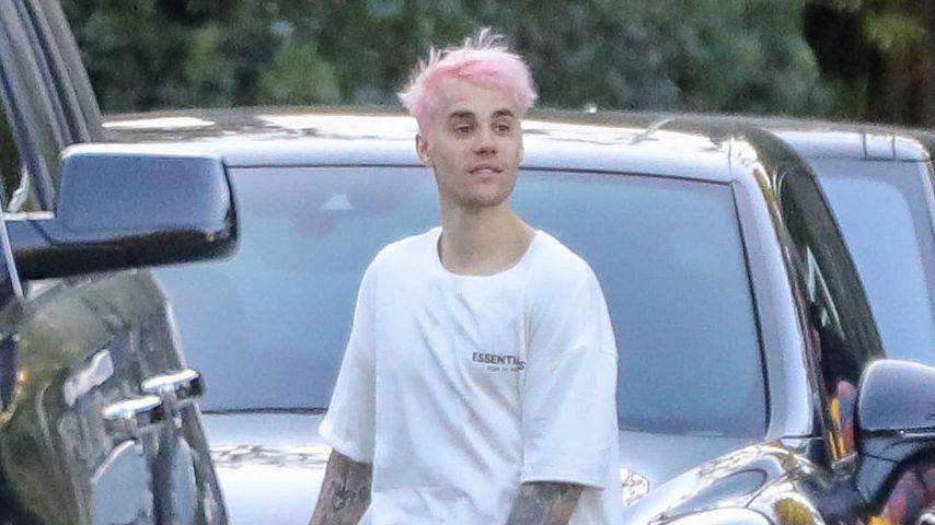 Neuer Look: Justin Bieber hat seine Haare pink gefärbt!
