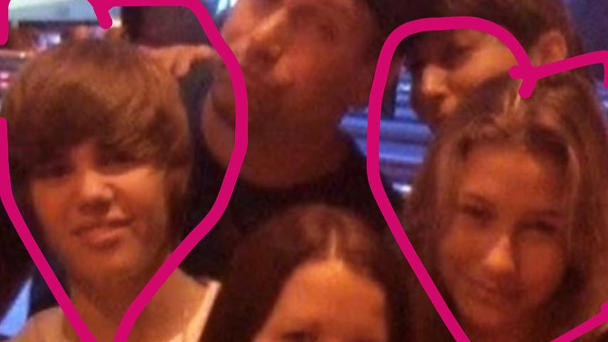 Justin Bieber, Steve und Kennya Baldwin und Hailey Bieber
