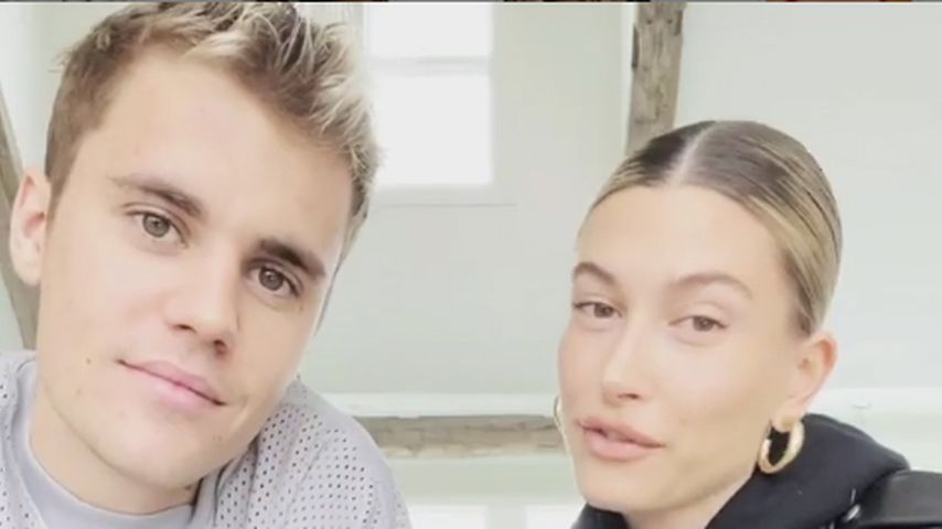 Süßes Duett: Justin und seine Hailey kuscheln zu Liebeshymne