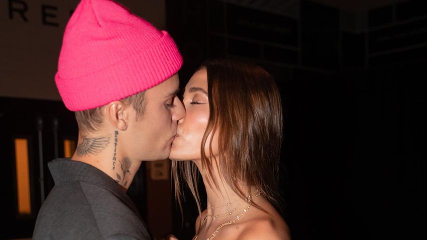 Justin Bieber und Hailey Bieber im April 2022