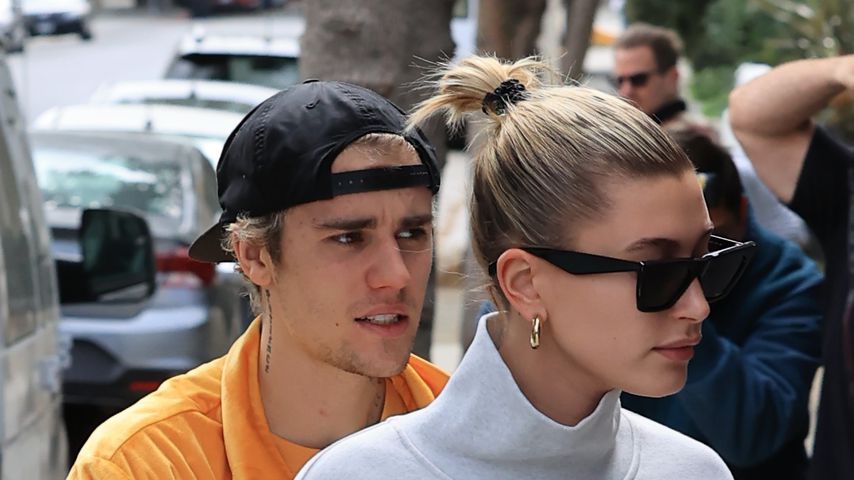 Justin Bieber und Hailey Bieber im März 2020