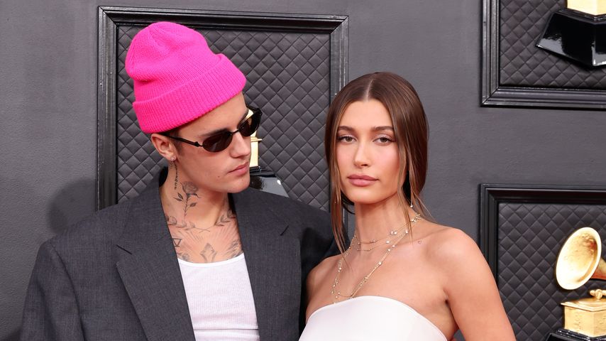 Justin Bieber und Hailey Bieber bei den Grammy Awards 2022