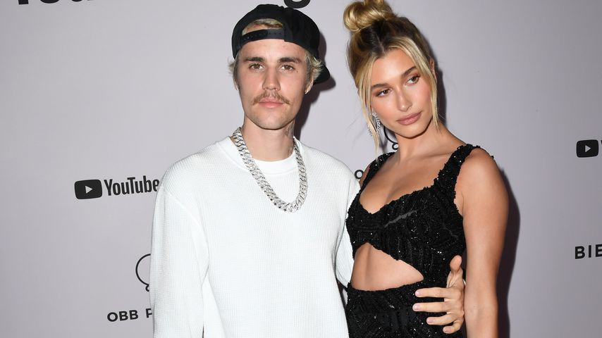 Justin Bieber und Hailey Bieber bei der "Justin Bieber: Seasons"-Premiere in L.A. im Januar 2020