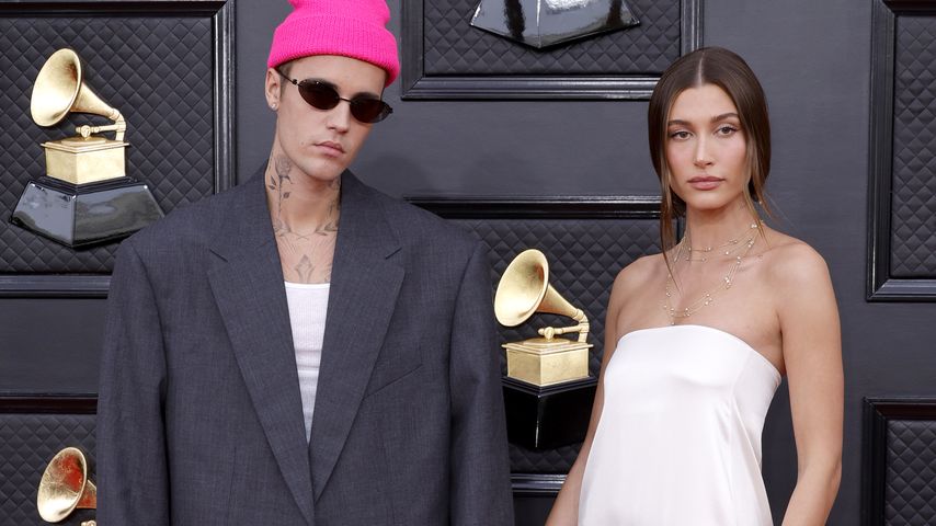 Justin und Hailey Bieber auf den Grammys 2022