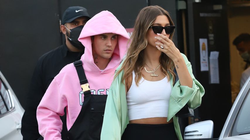 Justin Bieber und seine Frau Hailey im August 2021