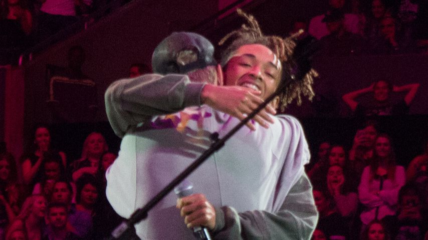 Justin Bieber und Jaden Smith bei einem Konzert in Los Angeles im November 2015
