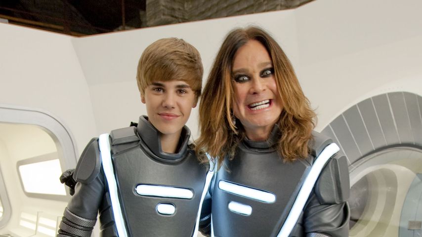 Justin Bieber und Ozzy Osbourne, 2011