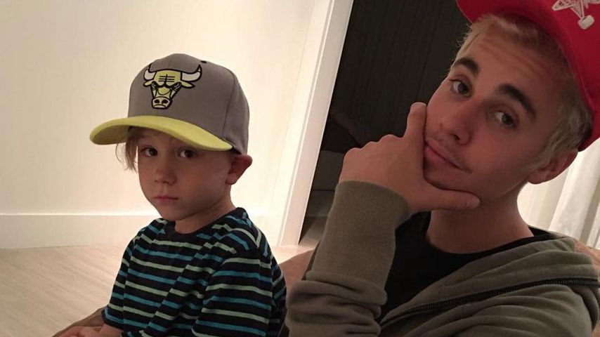 Justin Bieber und sein Bruder Jaxon