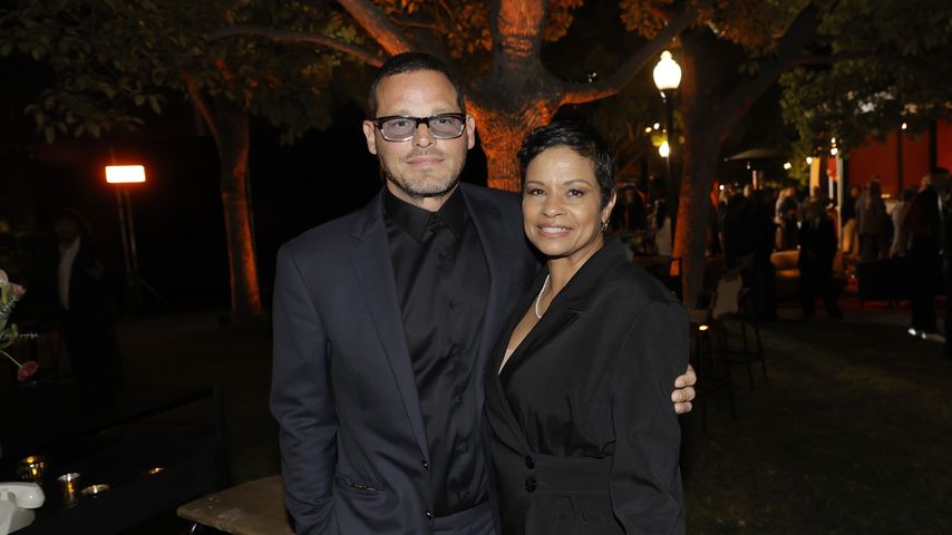 Justin Chambers mit seiner Frau Keisha, April 2022