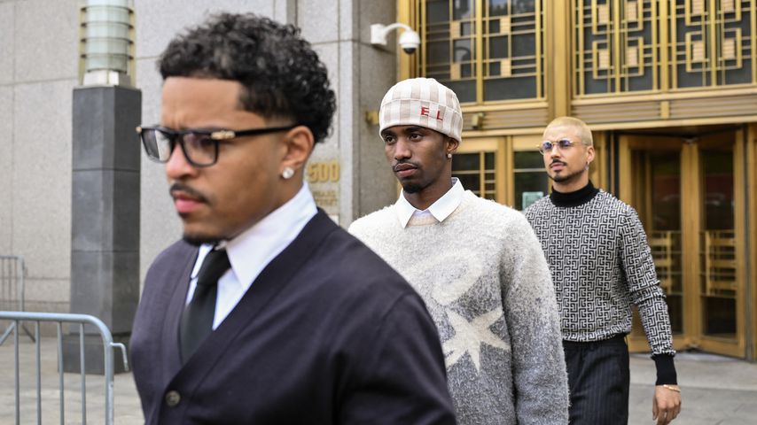 P. Diddys Söhne Justin und King Combs, Stiefsohn Quincy Brown, Mai 2025