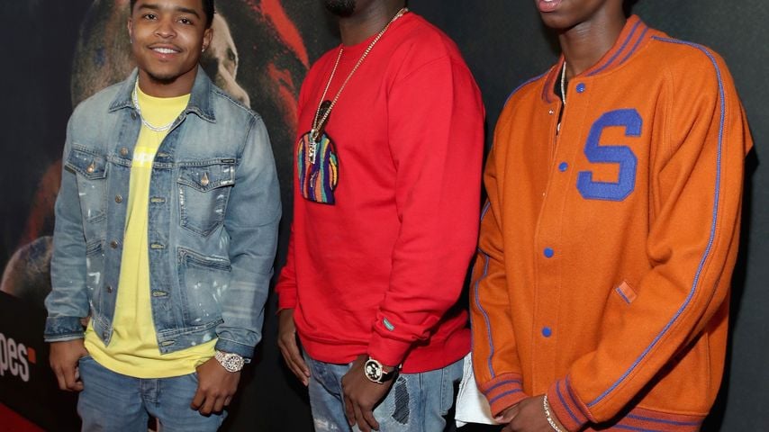 Justin Combs, P. Diddy und Christian Combs, Juni 2017