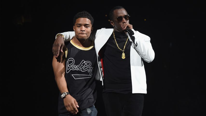 Justin Dior Combs mit seinem Vater P. Diddy