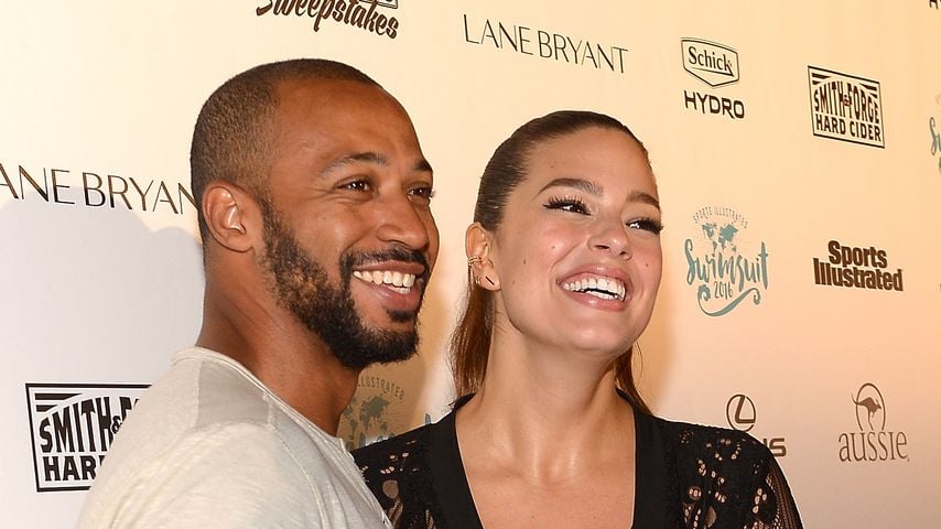 Justin Ervin und Ashley Graham im Februar 2016