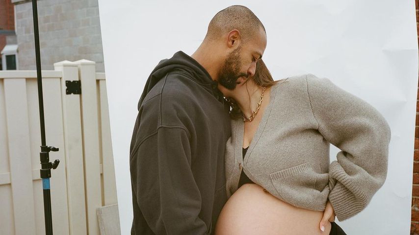 Justin Ervin und Ashley Graham im November 2021