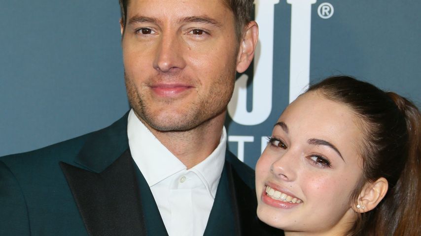 Justin Hartley mit seiner Tochter Isabella Justice Hartley