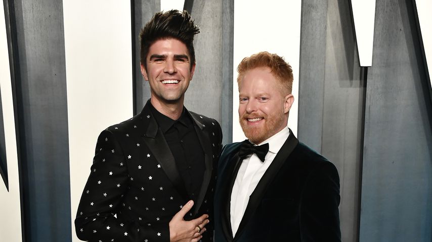 Justin Mikita und Jesse Tyler Ferguson bei der Vanity Fair Oscar Party 2020