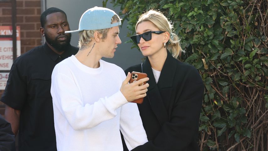 Justin und Hailey Bieber in West Hollywood, Februar 2020