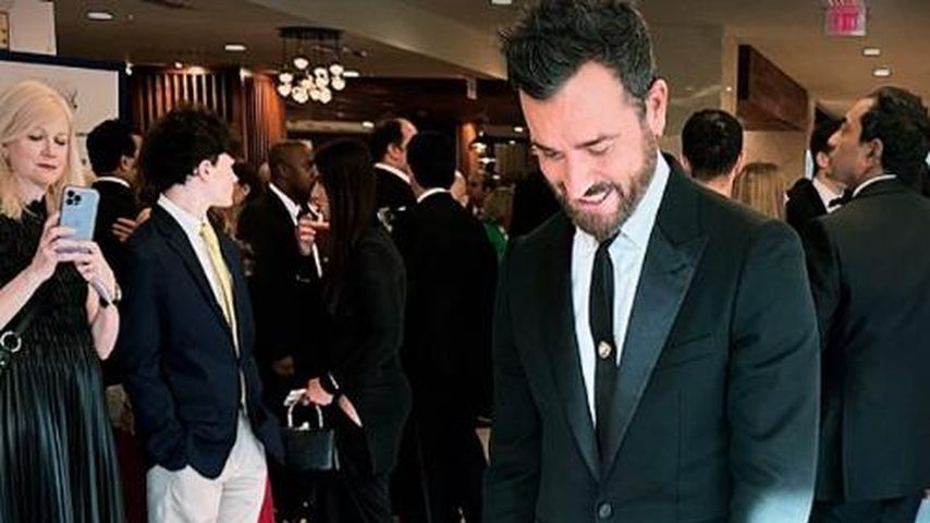 Justin Theroux mit seinem Hund Kuma