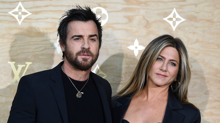 Justin Theroux und Jennifer Aniston im April 2017