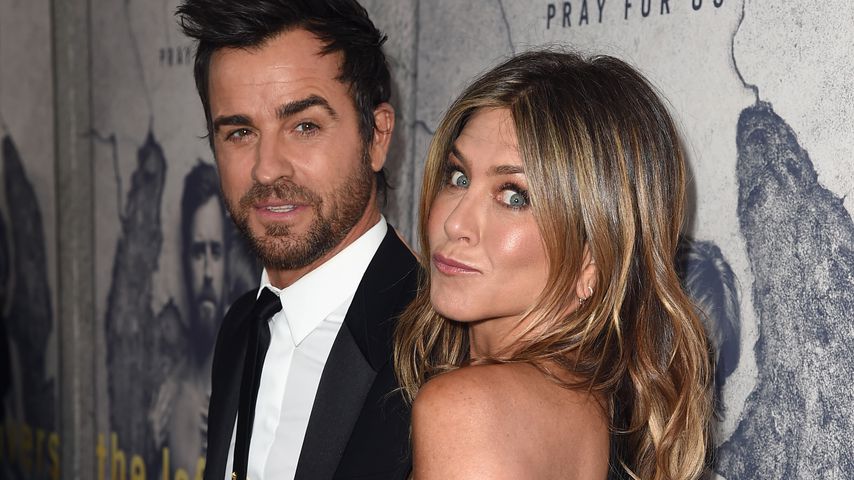 Justin Theroux and Jennifer Aniston bei einem Event 2017
