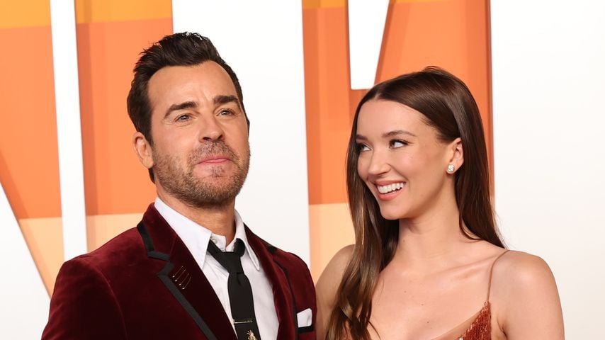 Am Strand: Justin Theroux und seine Nicole haben geheiratet