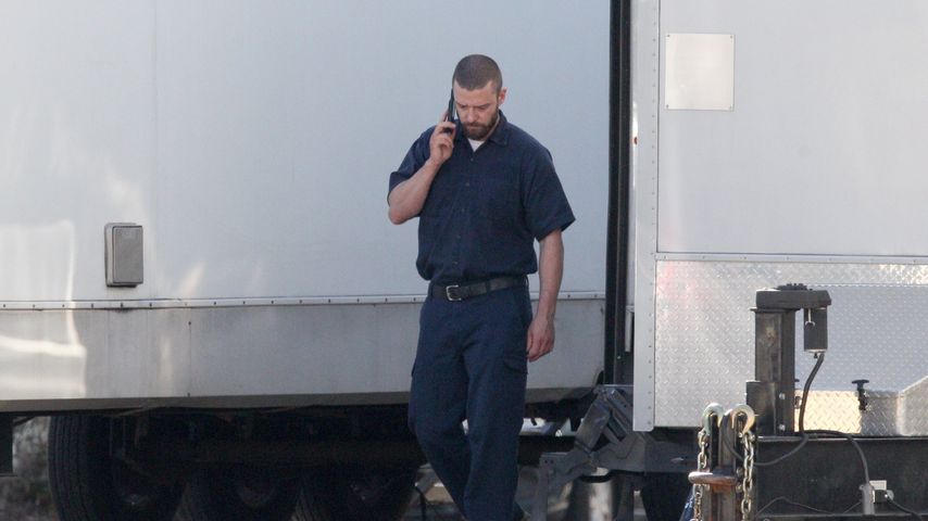 Justin Timberlake am Set des Streifens "Palmer"
