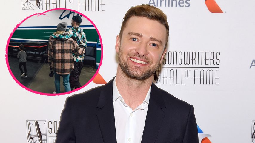 Justin Timberlake teilt seltenes Familienfoto mit Sohn Silas