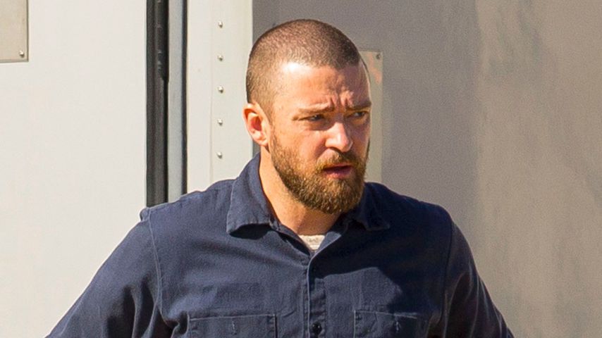 Justin Timberlake am Set seines Films "Palmer"