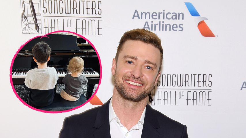 Selten! Justin Timberlake teilt Vatertags-Foto seiner Kids