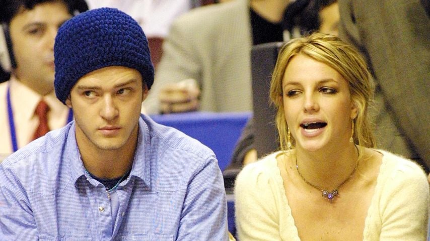 Justin Timberlake und Britney Spears im Februar 2002