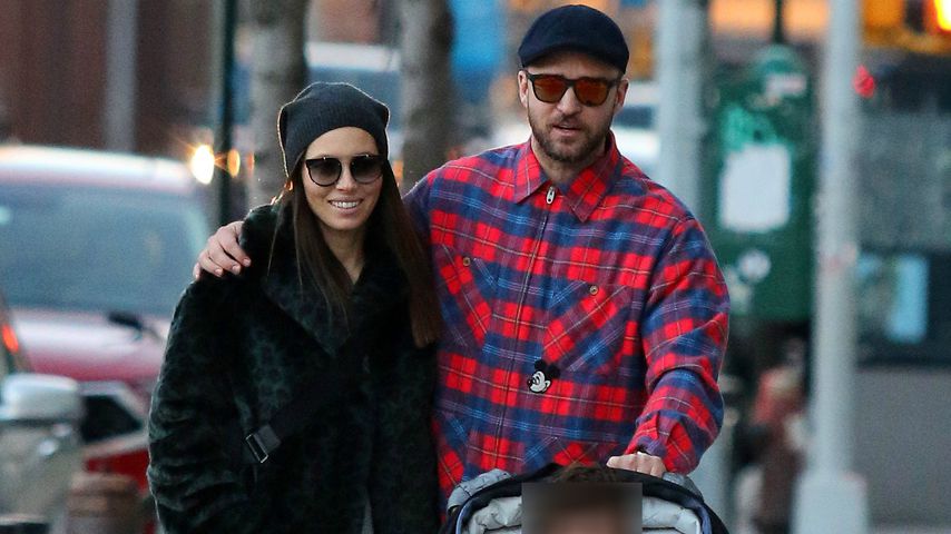 Alles im Lot? Justin Timberlake & Jessica spazieren durch NY