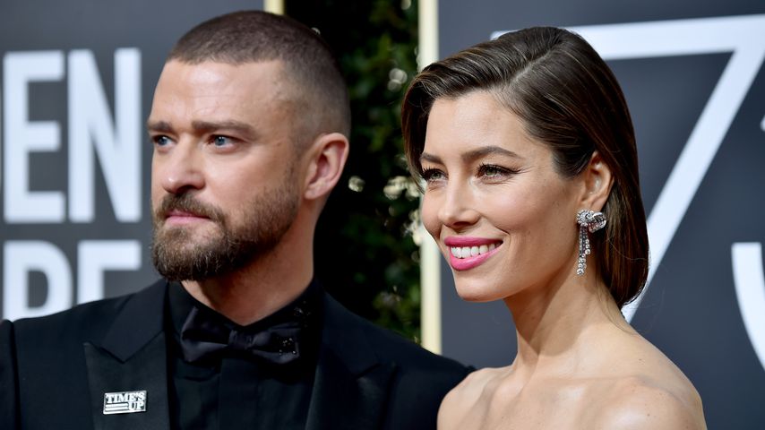 Justin Timberlake und Jessica Biel bei den Golden Globe Awards