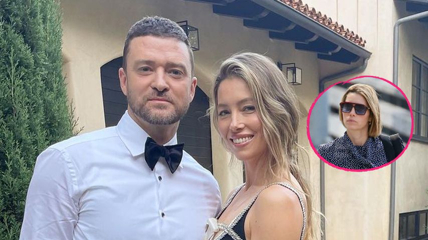 Wegen Justin? Jessica Biel mit versteinerter Miene am Set