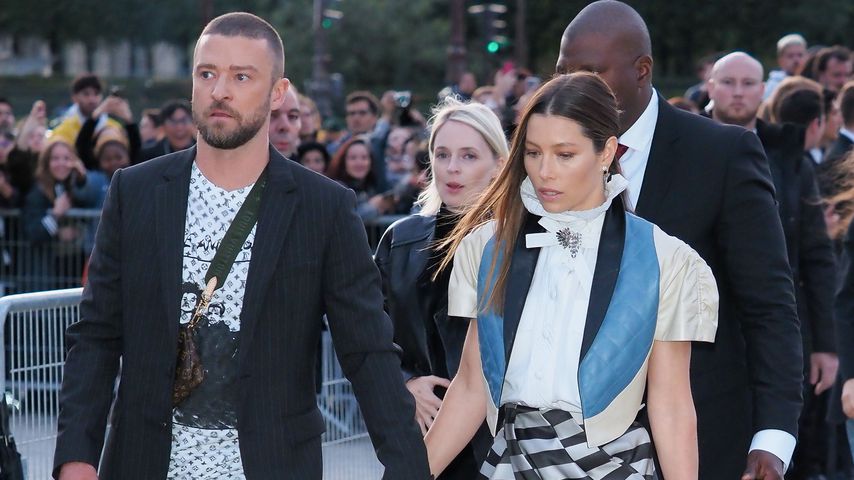 Justin Timberlake und Jessica Biel in Paris, Oktober 2019