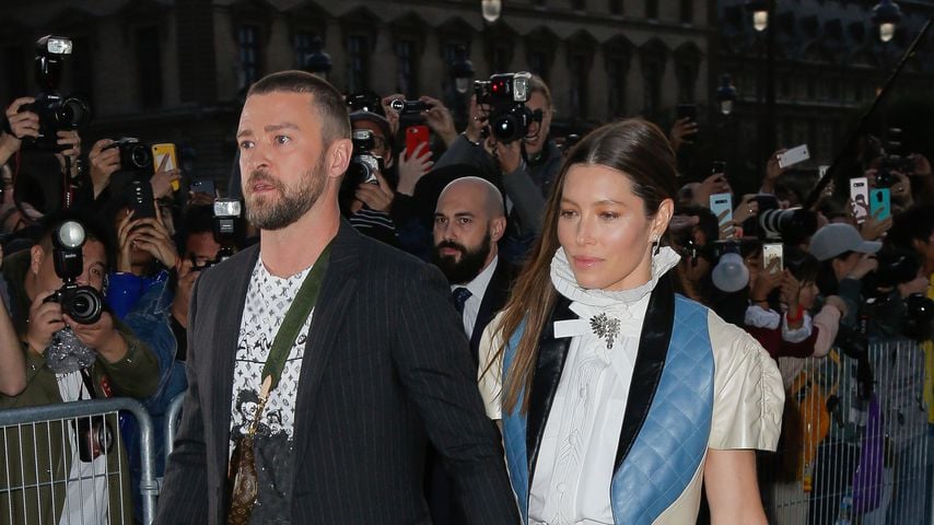 Justin Timberlake und Jessica Biel in Paris, Oktober 2019