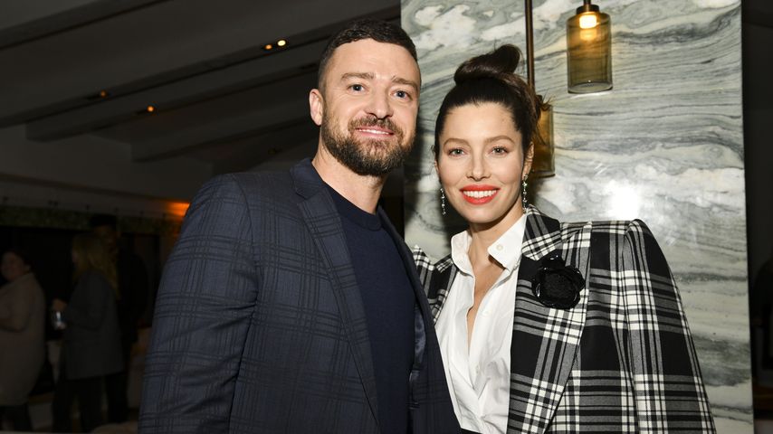 Nach Justins Skandal: Jessica Biel strahlt bei Dreharbeiten!