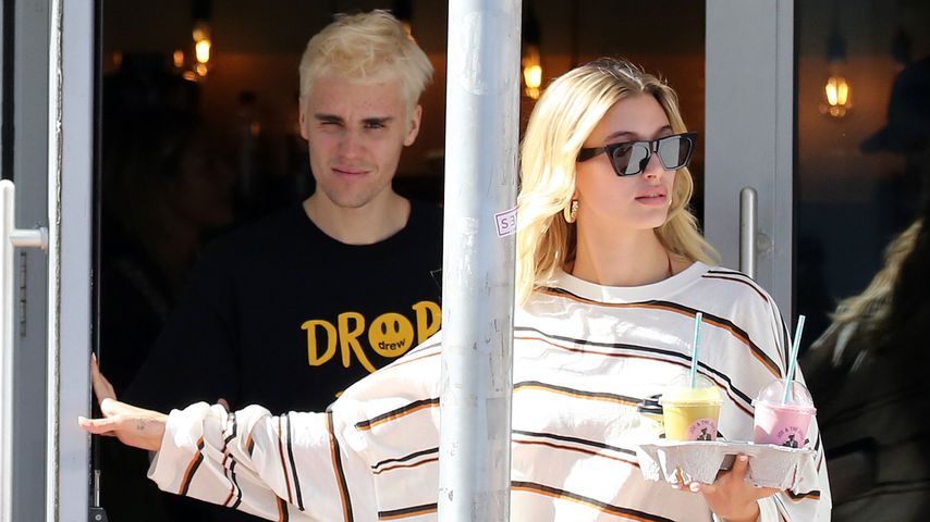 Lässig: Justin und Hailey Bieber beim entspannten Saft-Date!